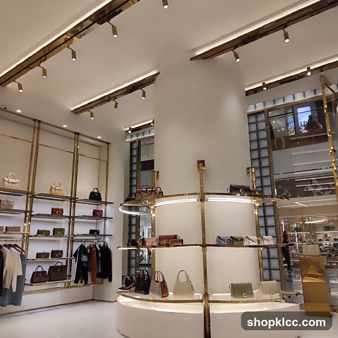 Luxury Handbag Store Interior