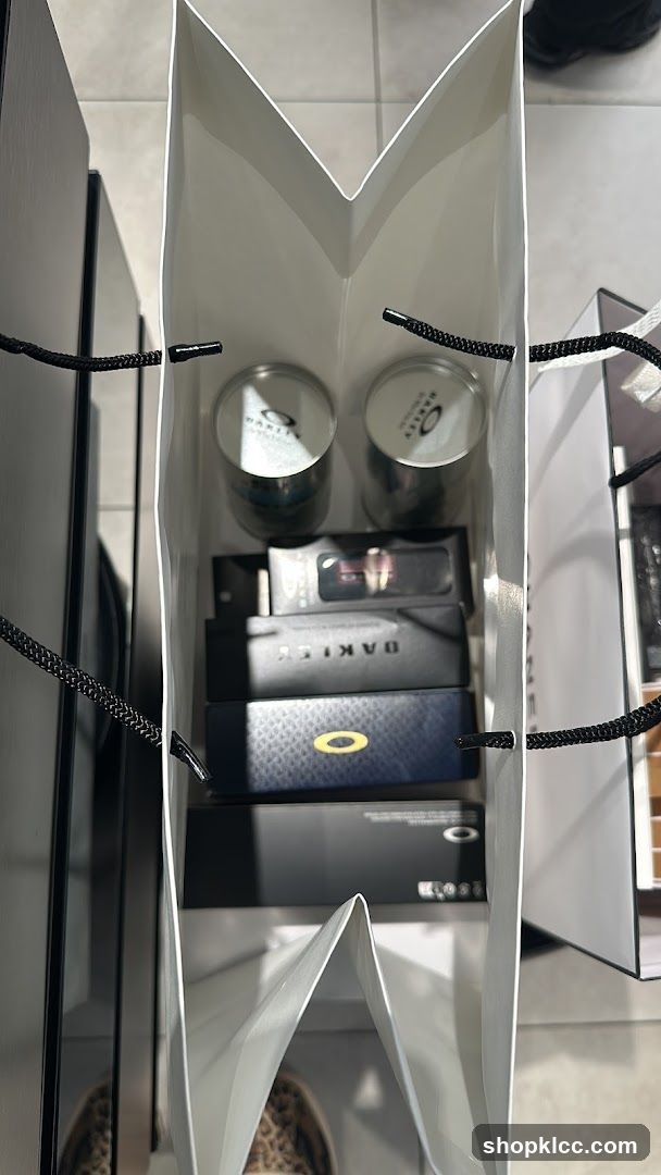 Oakley Products in Shopping Bag