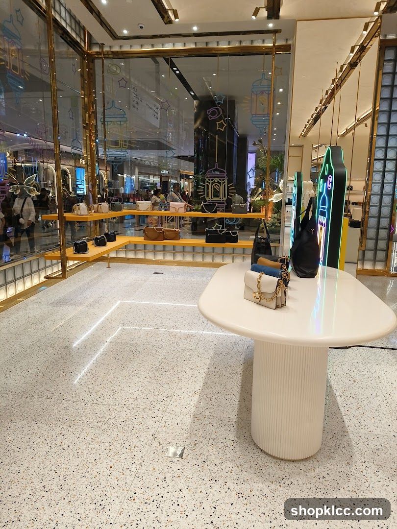 Store Interior with Handbags
