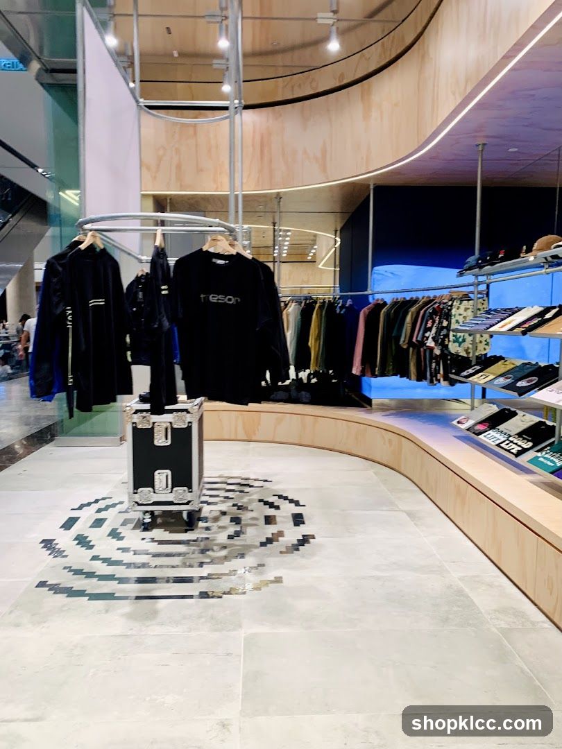 Clothing store interior