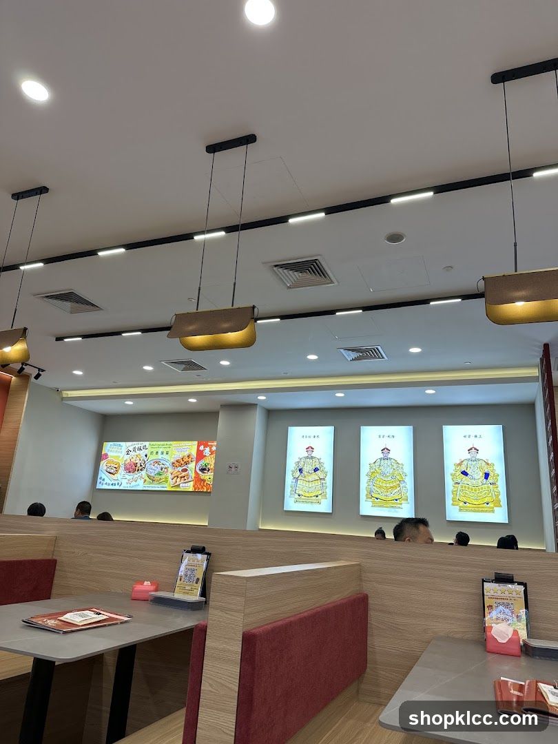 Restaurant Interior with Artwork and Seating