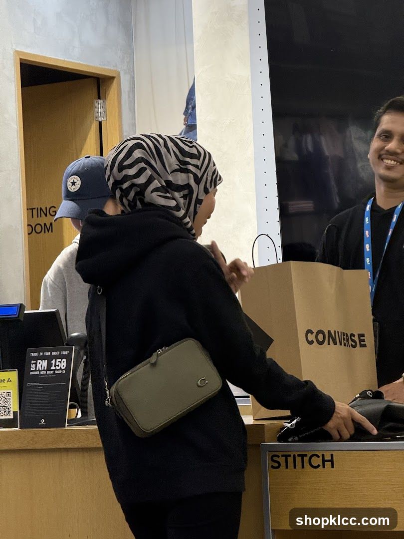 Shopping at Converse