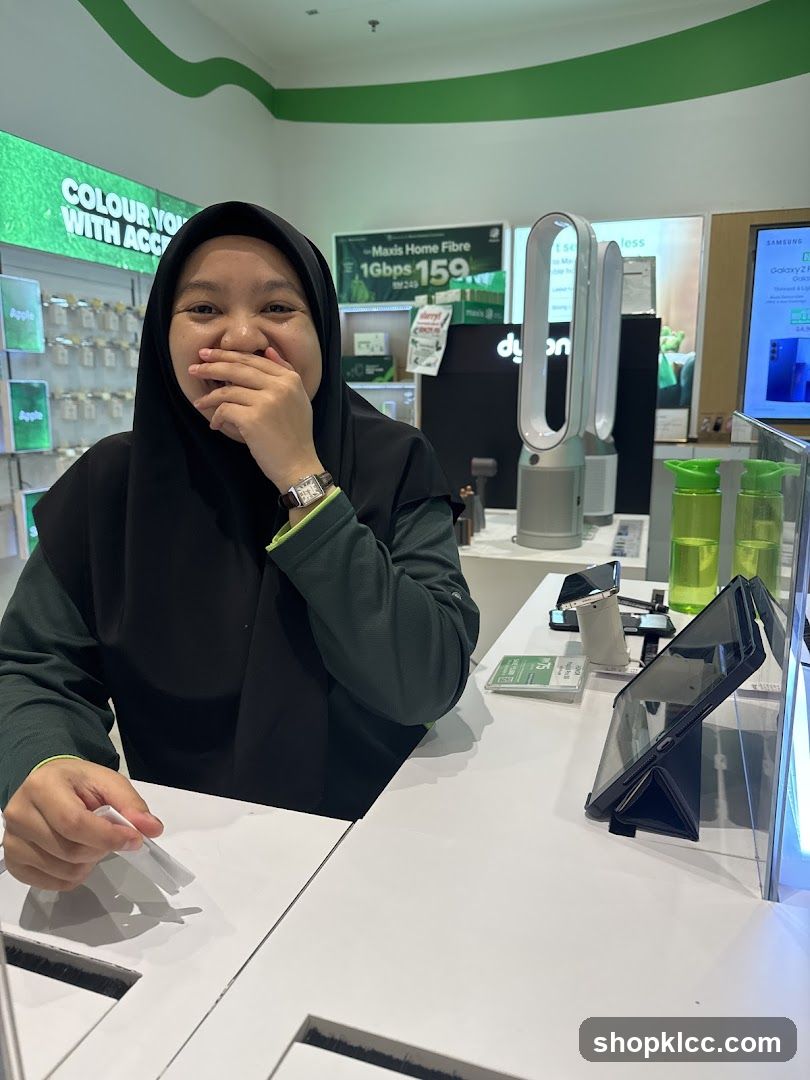 Woman in a store