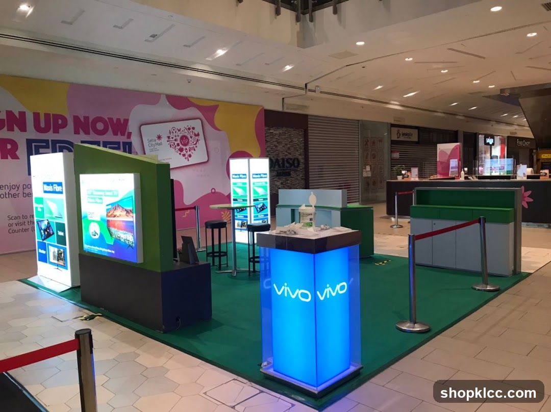 Vivo promotional booth