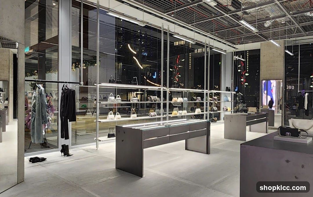 Luxury Handbag Store Interior