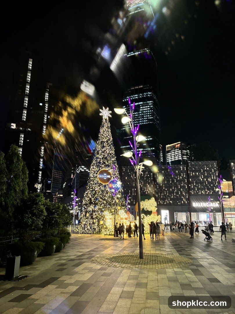 Christmas Tree and Balenciaga Storefront