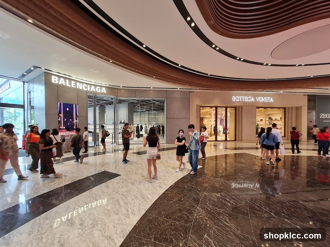 Balenciaga and Bottega Veneta Storefronts