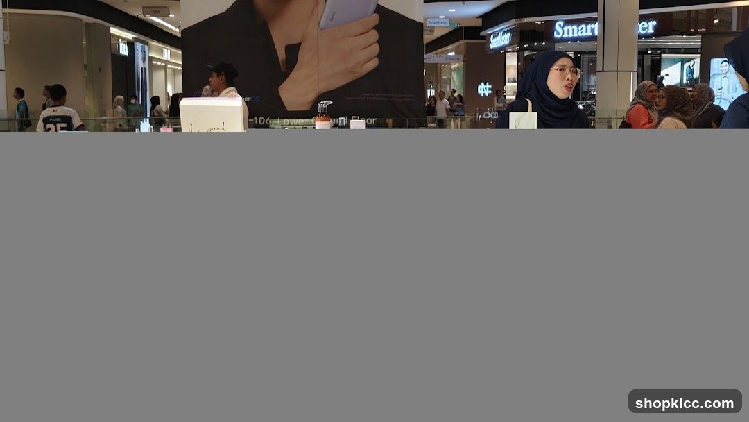 Mall Interior with Shoppers