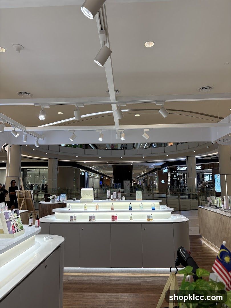 Cosmetics Display in a Mall