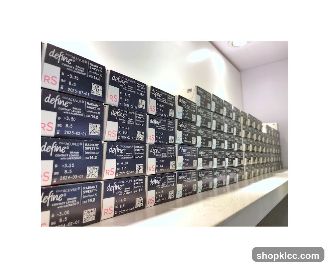 Contact Lenses Display