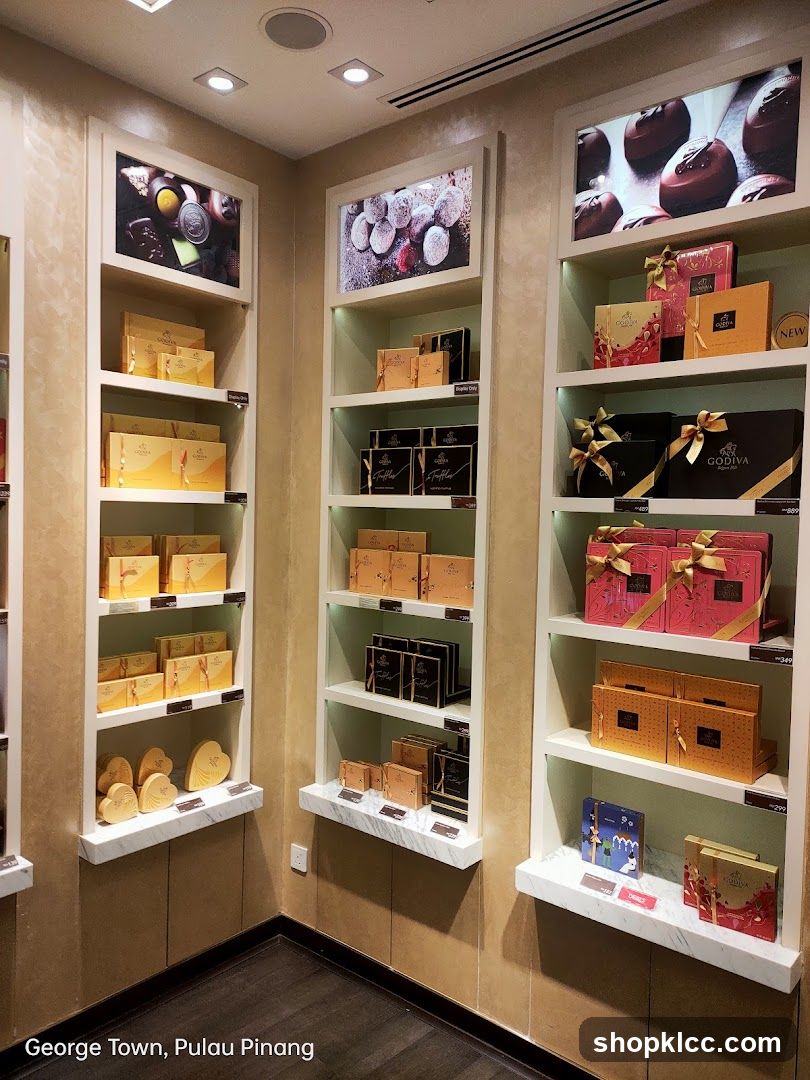 Godiva Chocolates Display