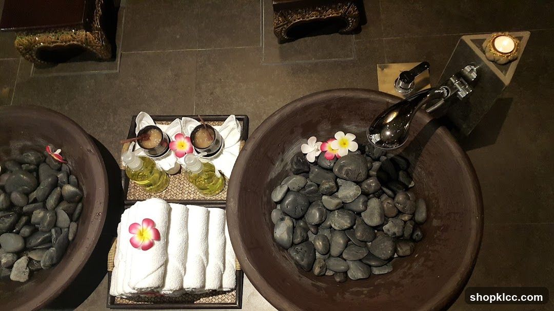 Spa Foot Soak Preparation
