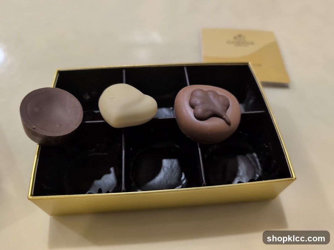 Chocolates in a box