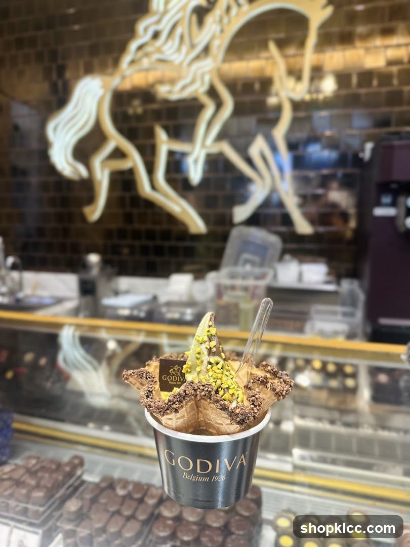Godiva Ice Cream Cone