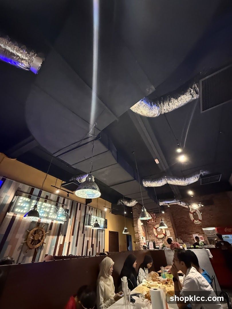 Restaurant Interior with Diners