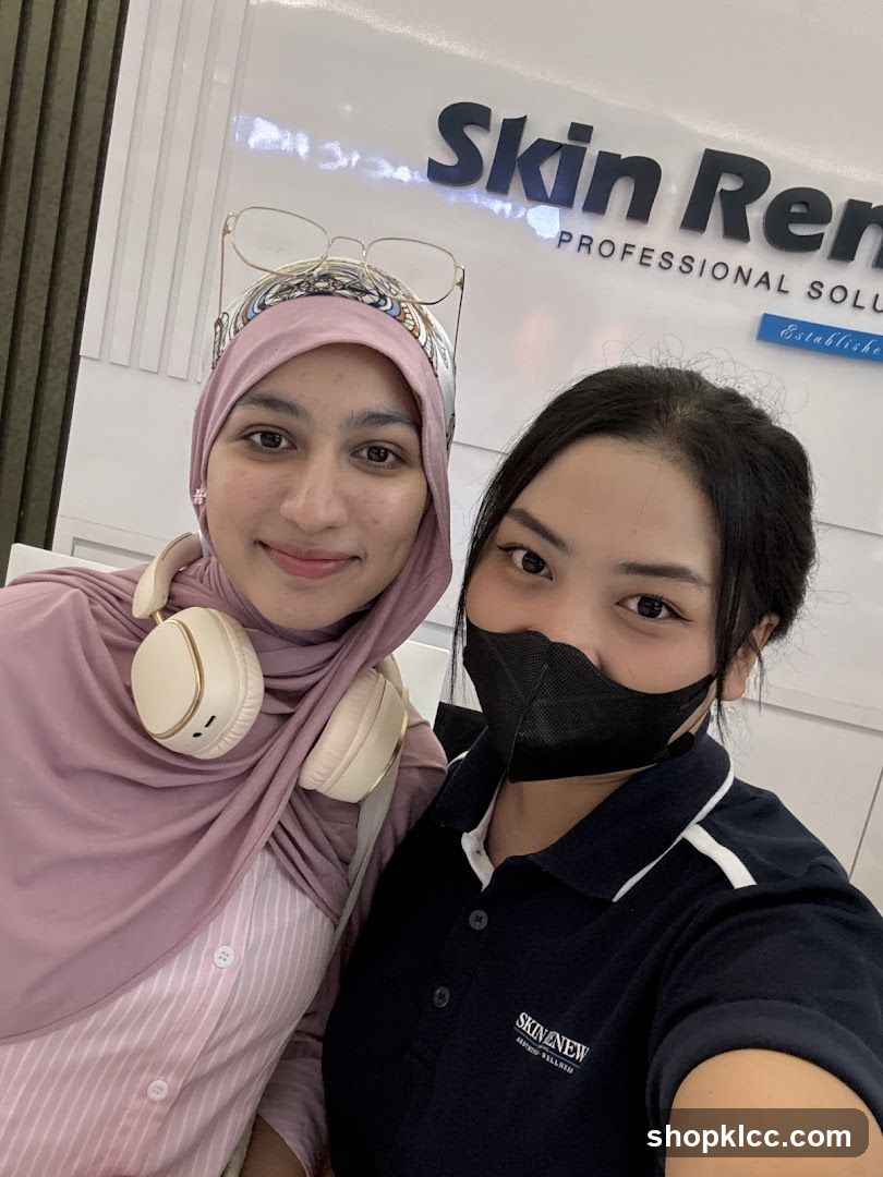 Two women posing for a selfie