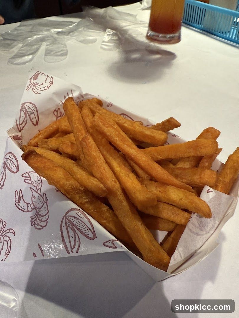 Fries in a basket