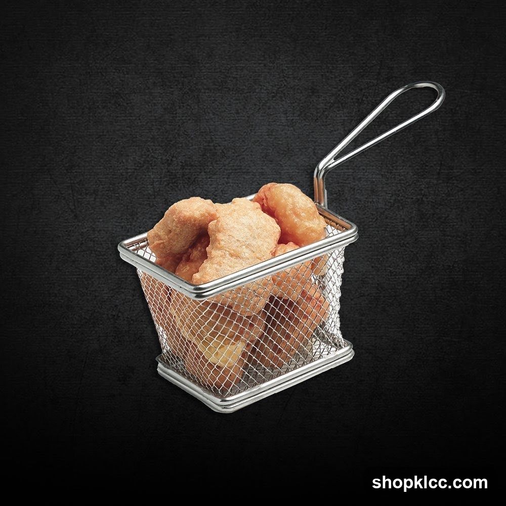 Fried Food in Wire Basket