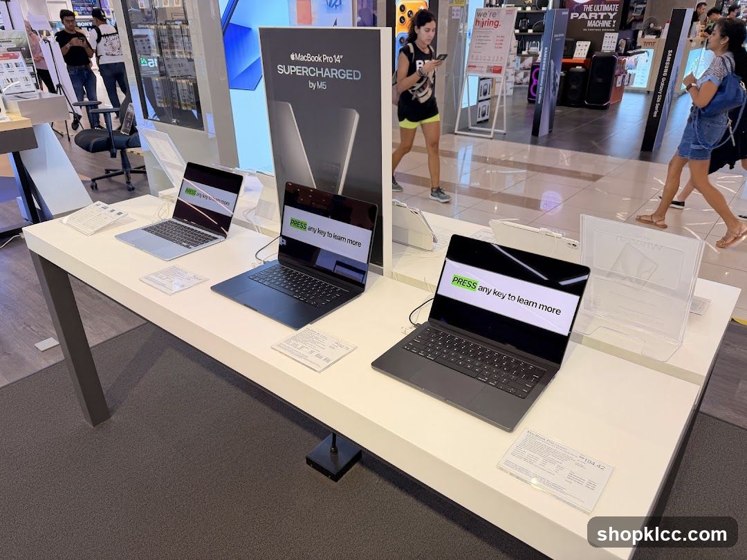 Electronics Store Display