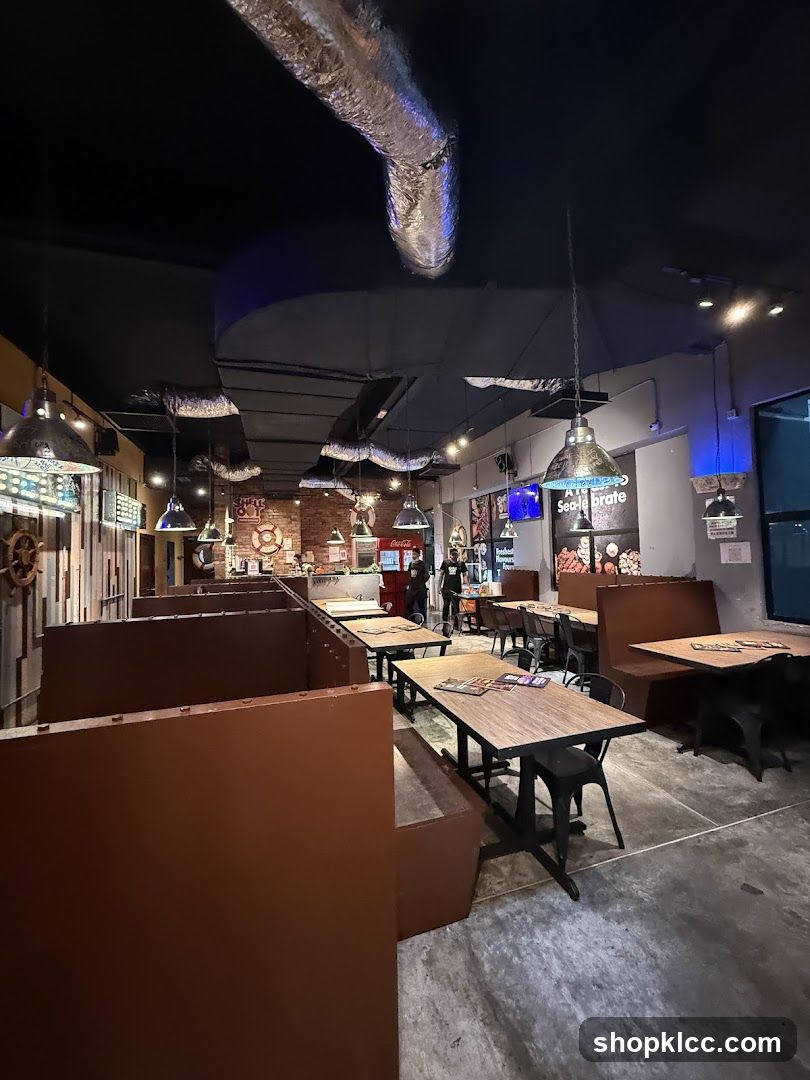 Restaurant Interior with Industrial Design