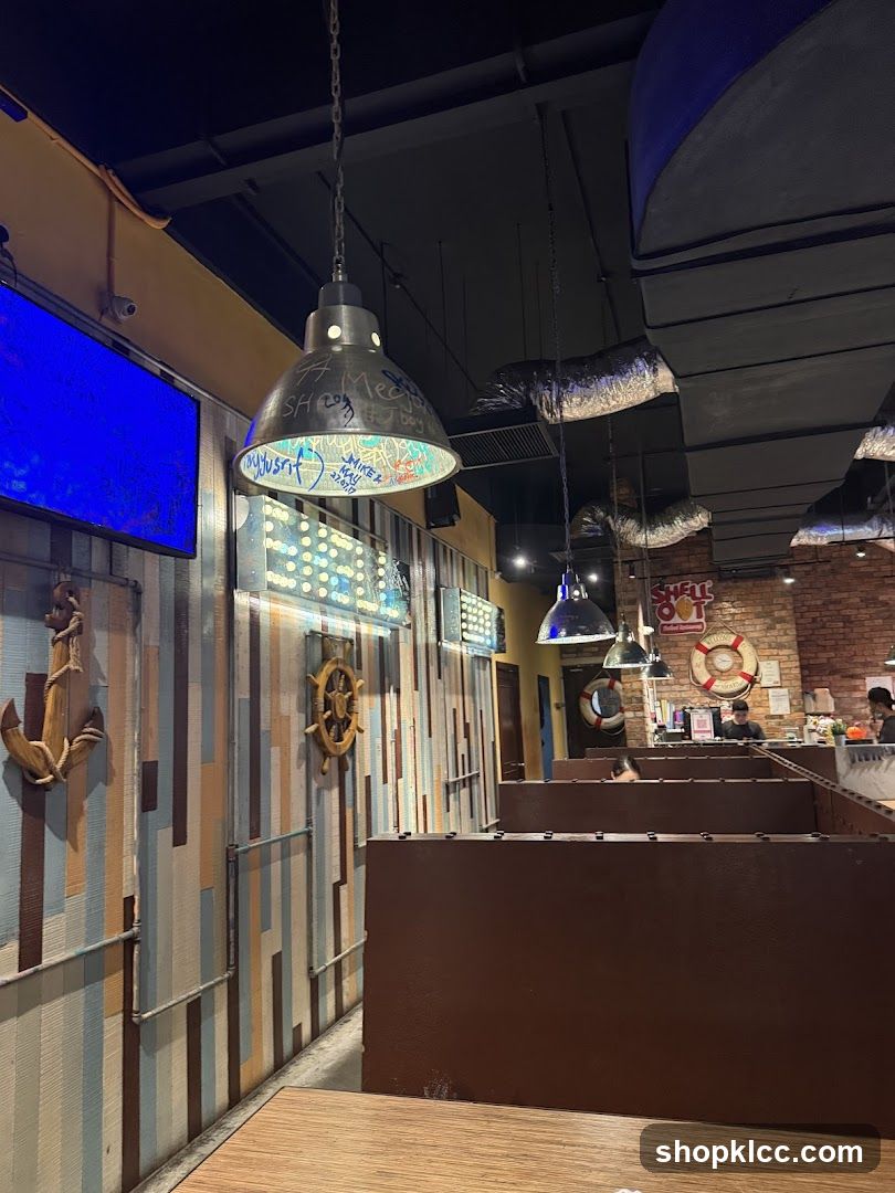 Nautical Themed Restaurant Interior