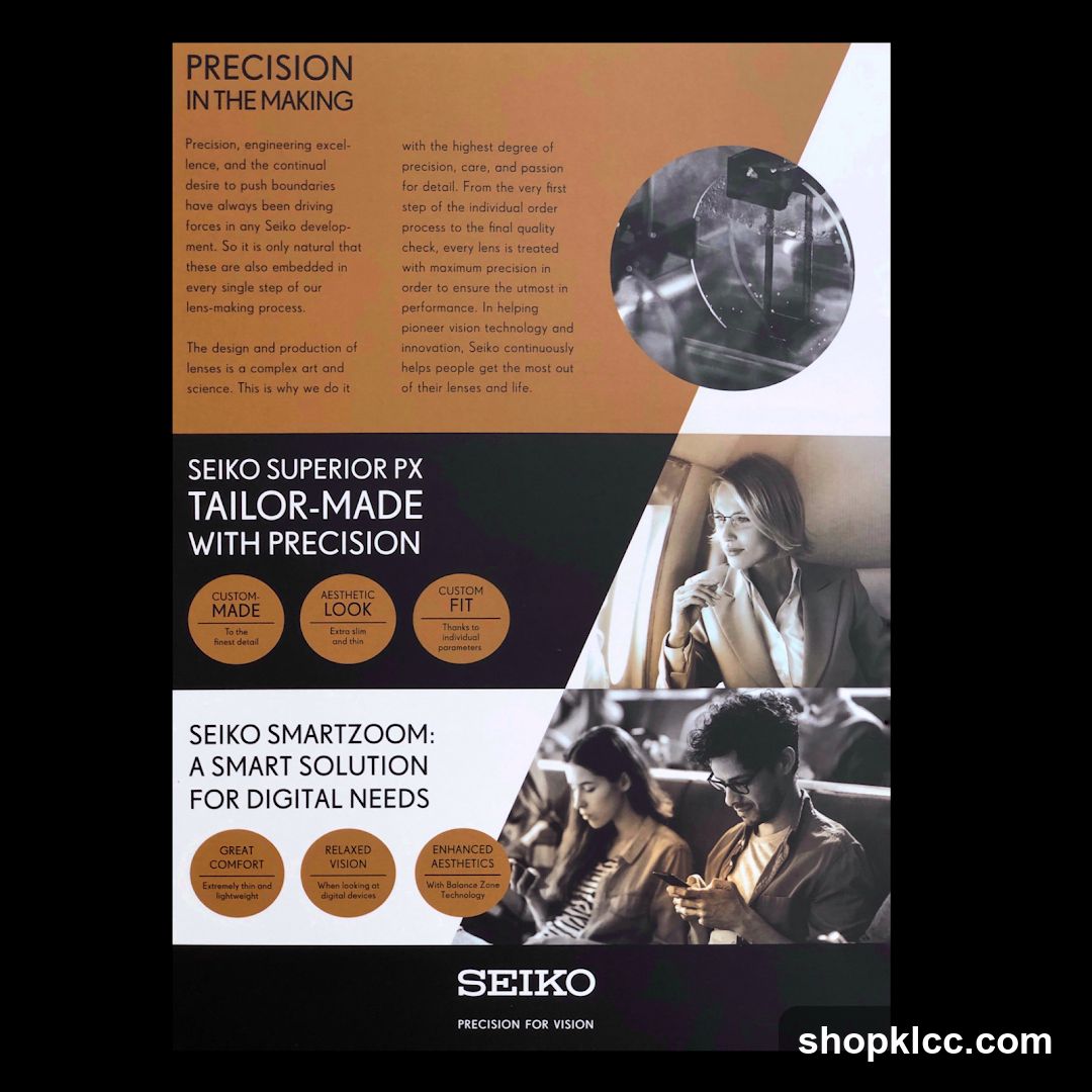 Seiko Precision Lenses Advertisement