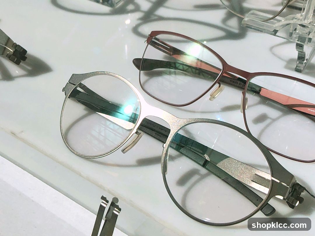 Eyeglasses on Display