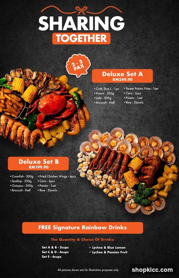 Sharing Together Menu Flyer