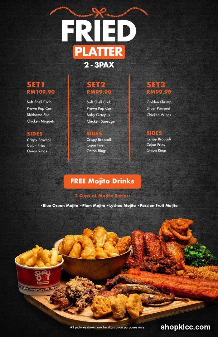 Fried Platter Menu