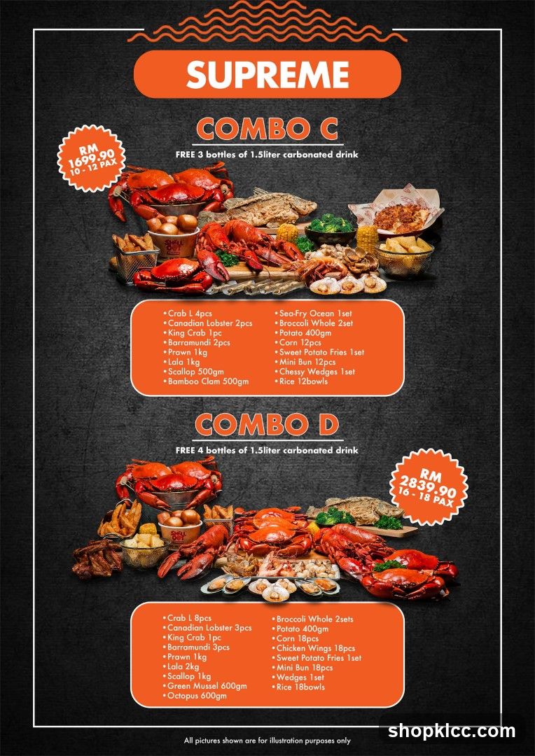 Supreme Combo Menu