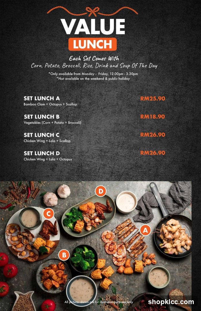 Value Lunch Menu