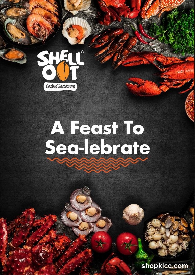Shell Out Seafood Restaurant Flyer