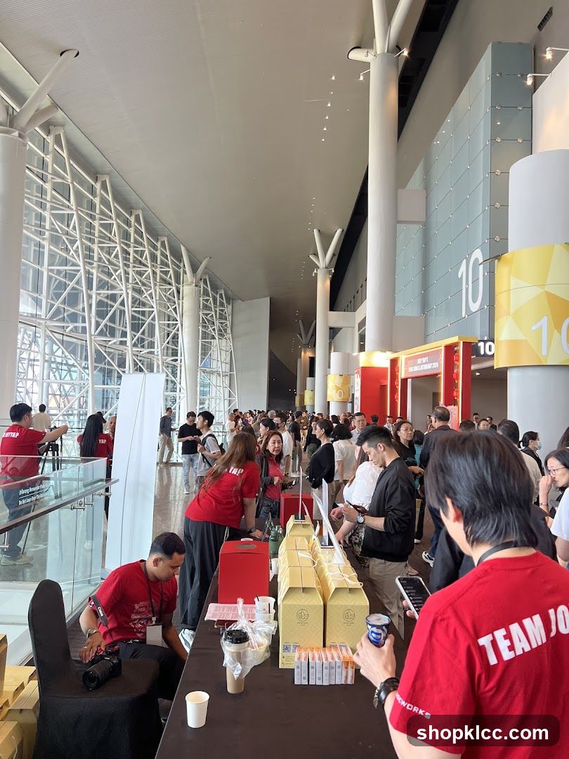 Event Booth with Attendees