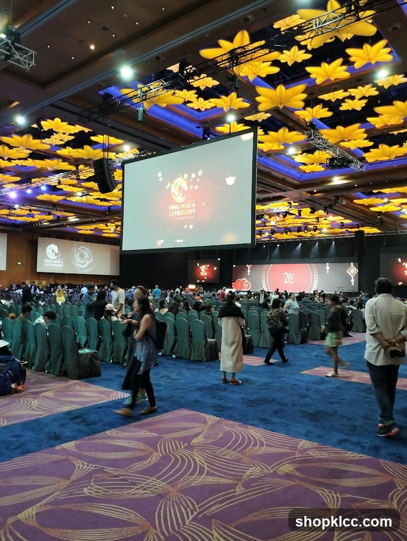 Conference Hall with Stage and Audience