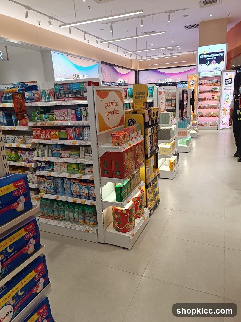 Health and Beauty Store Aisles