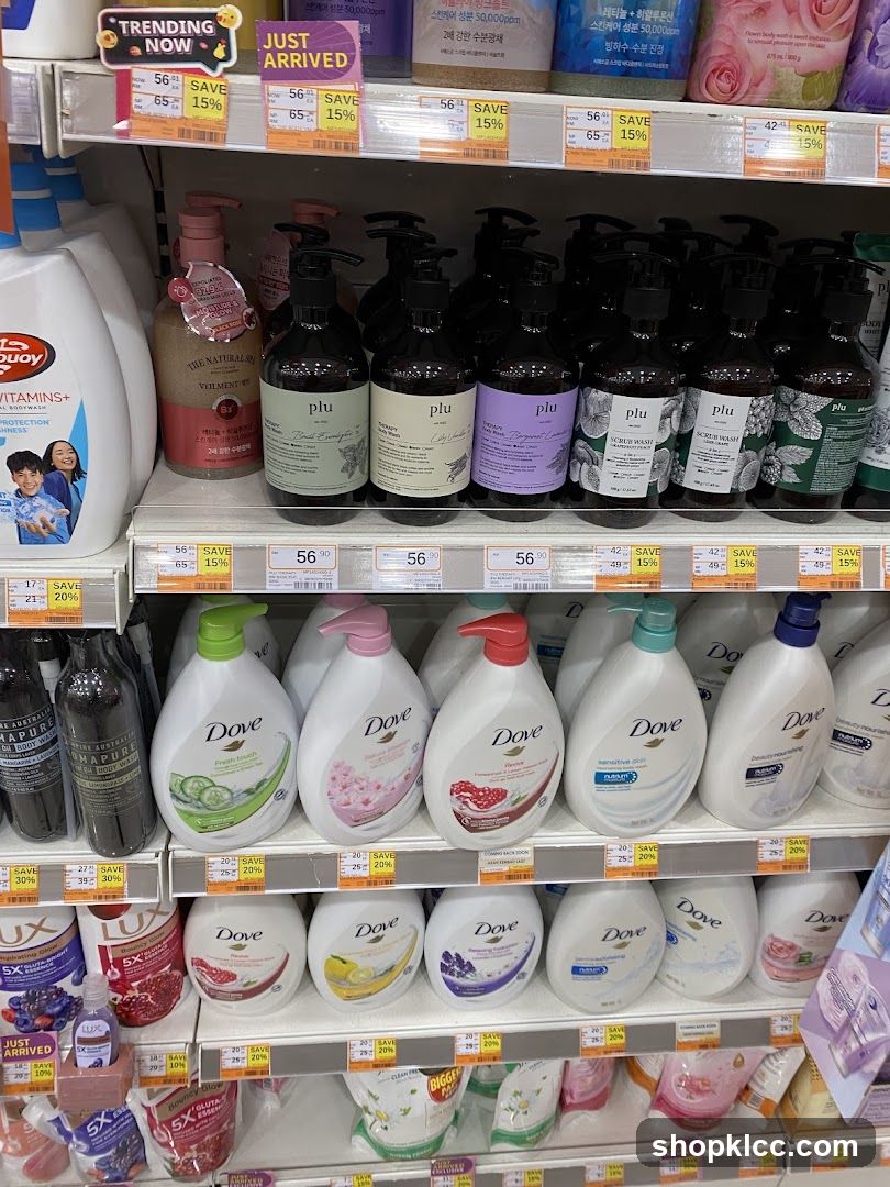 Body Wash and Skincare Products