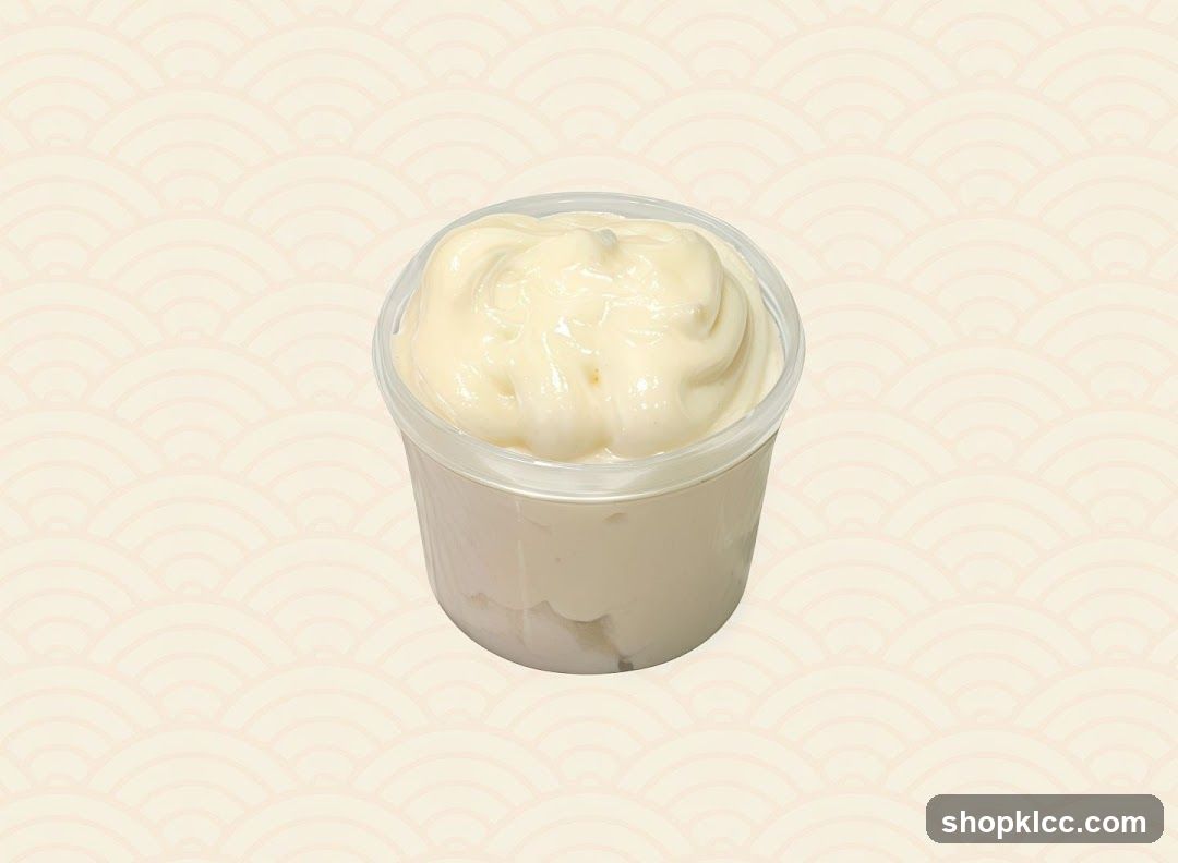Creamy Substance in Container