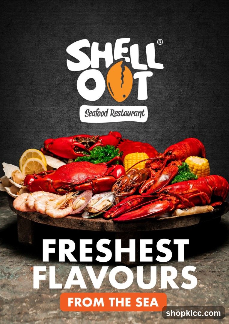 Shell Out Seafood Restaurant Ad