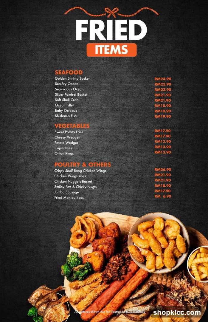 Fried Items Menu