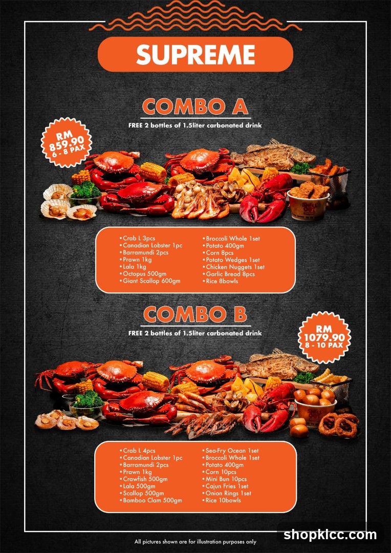 Supreme Combo Menu