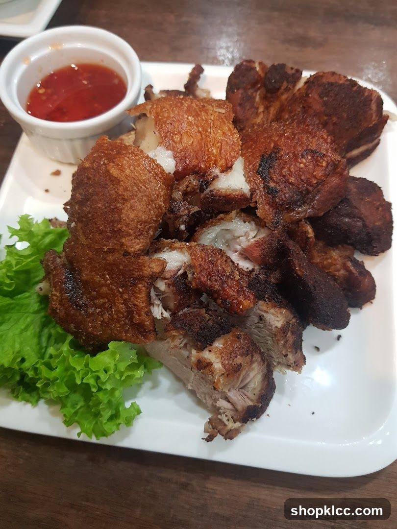 Crispy Pork Belly with Dipping Sauce
