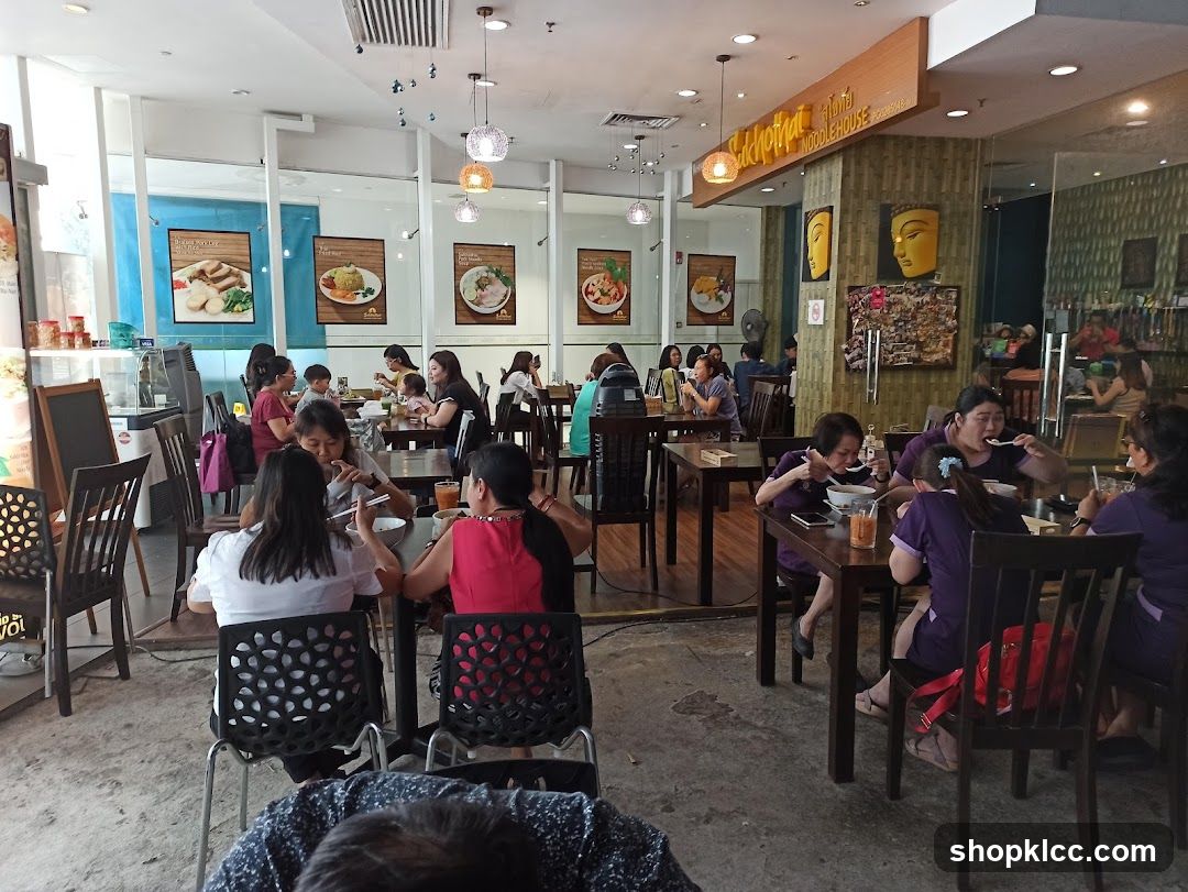 Restaurant Interior with Diners