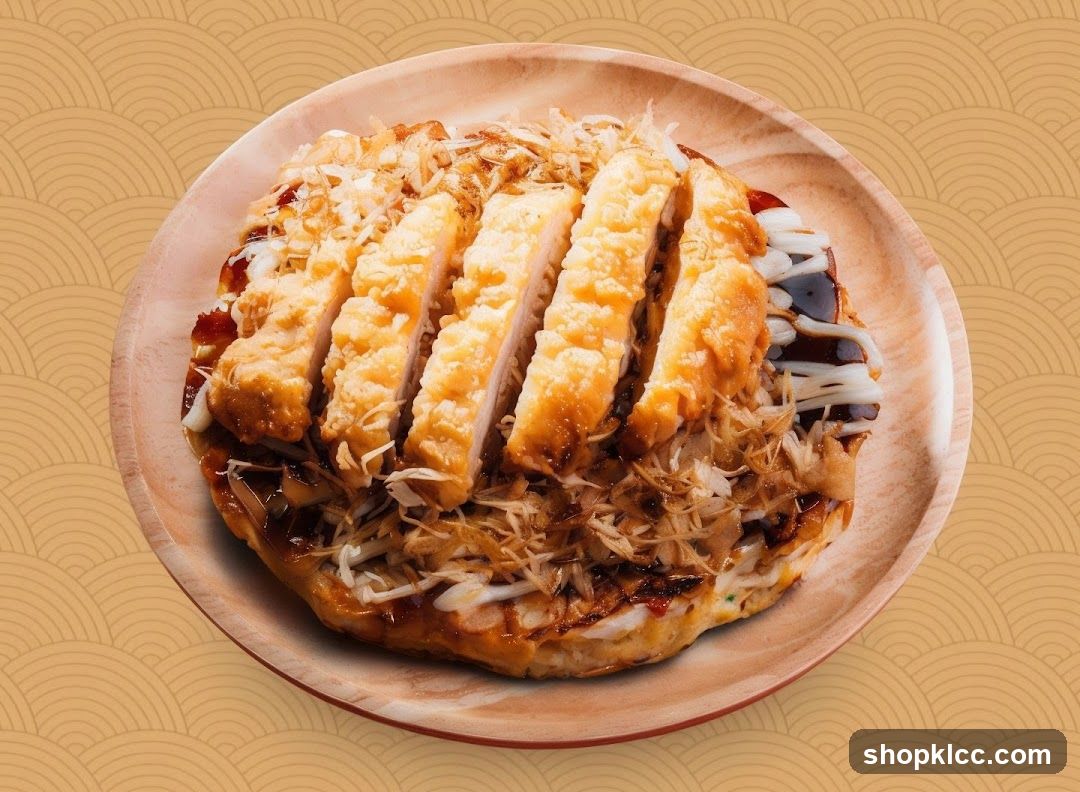 Okonomiyaki with Chicken