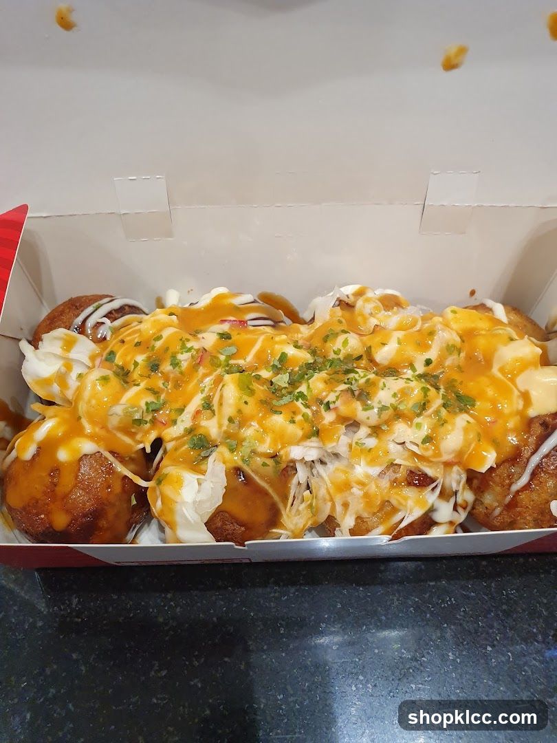 Takoyaki in a box
