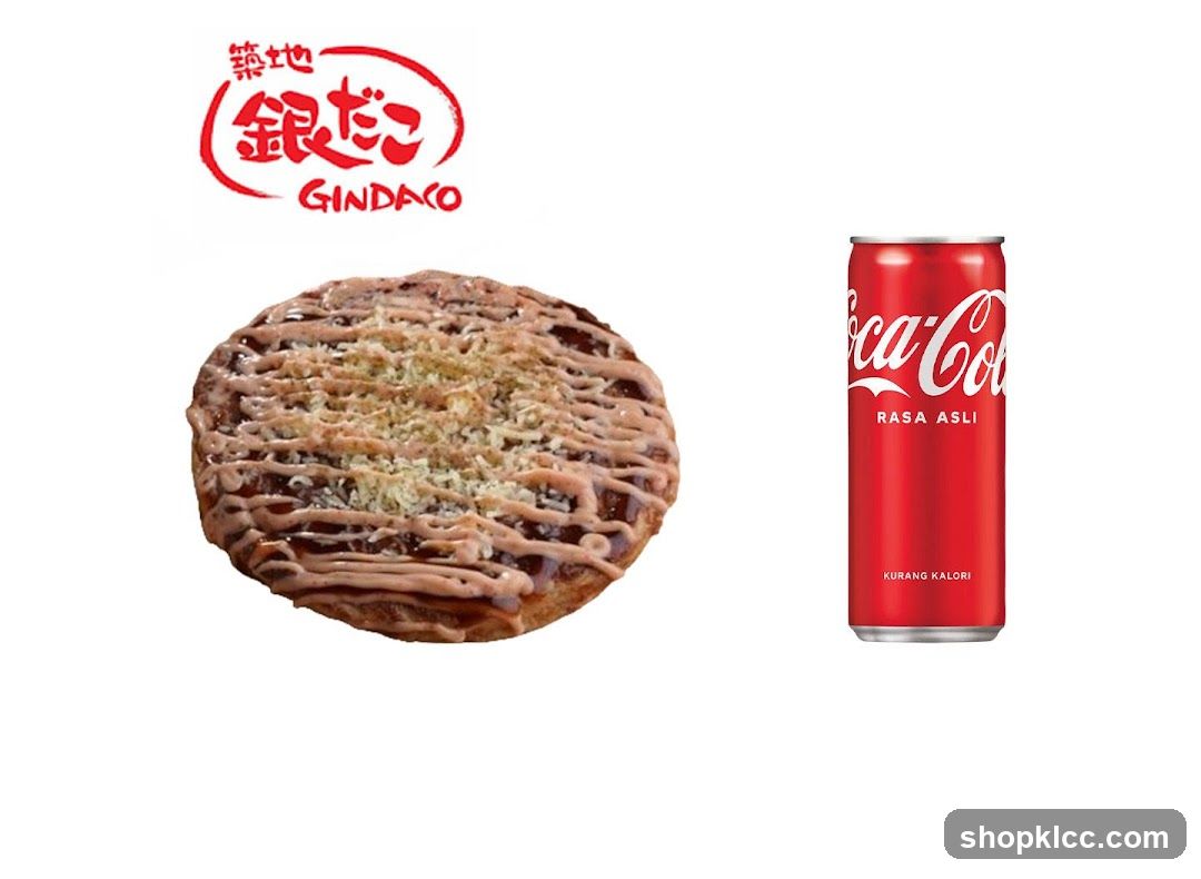 Gindaco Takoyaki and Coca-Cola