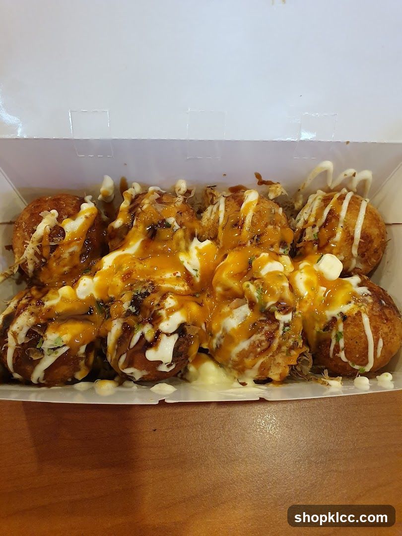 Takoyaki in a box