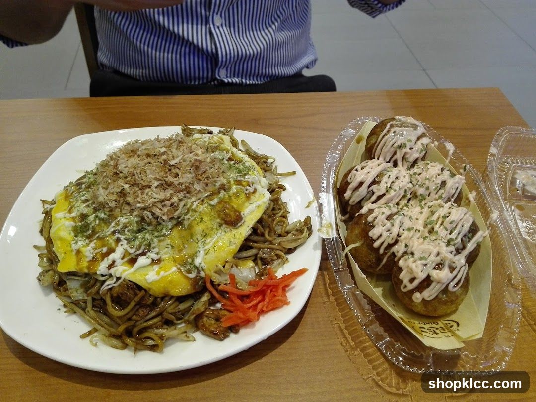 Japanese Noodles and Takoyaki
