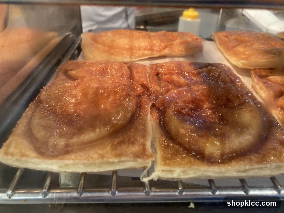 Pastries in a Display Case