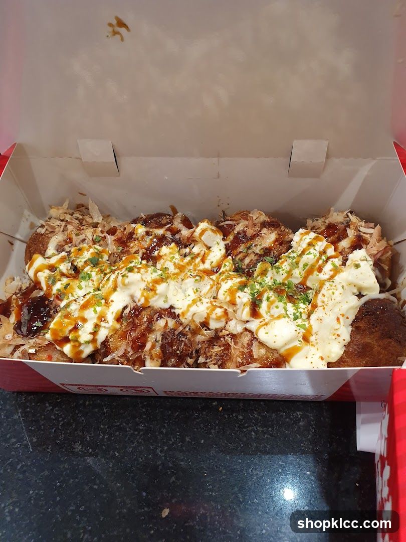 Takoyaki in a box