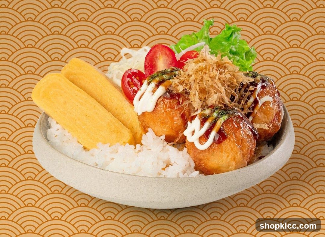 Takoyaki Rice Bowl